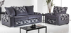 Verona 3 + 1 + 1 Seater Grey Fabric Sofa Set