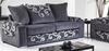 Verona 3 + 2 + 1 Seater Grey Fabric Sofa Set