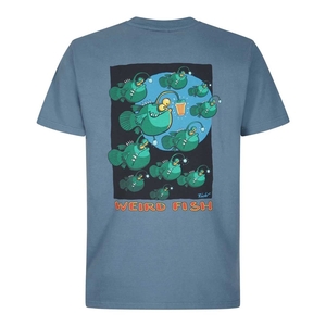 Weird Fish Anglers Artist T-Shirt China Blue Size 2XL