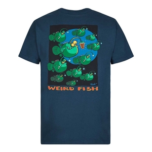 Weird Fish Anglers Artist T-Shirt Moonlight Blue Size 2XL