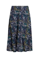 Weird Fish Arada Lenzing EcoVero™ Printed Skirt Nightshade Size 14