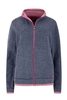 Weird Fish Ariana Recycled Full Zip Grid Fleece Tall Navy Size 8T