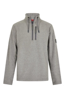 Weird Fish Ascken Eco Zig Zag Fleece Frost Grey Size M