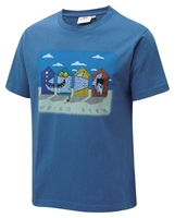Weird Fish Beach Huts Artist T-Shirt Blue Size 9-10