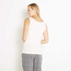 Weird Fish Beeches Vest Top Ivory Size 14