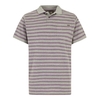 Weird Fish Belsay Stripe Polo Grey Size S