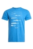 Weird Fish Breakers Organic Cotton Slub Graphic T-Shirt Azure Size M