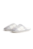 Weird Fish Bredon Check Slipper Pearl Grey Size 8