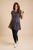 Weird Fish Breeza Lenzing EcoVero™ Printed Tunic Navy Size 20