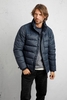 Weird Fish Bryson Melange Puffer Jacket Navy Size S