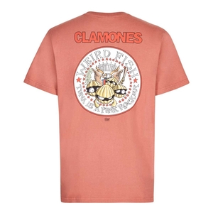 Weird Fish Clamones Artist T-Shirt Brick Red Size L