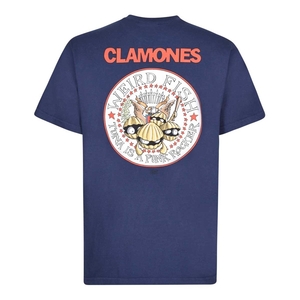 Weird Fish Clamones Artist T-Shirt Maritime Blue Size 4XL