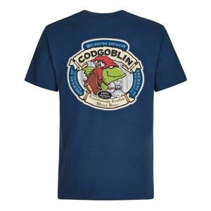 Weird Fish Cod Goblin Artist T-Shirt Ensign Blue Size 3XL
