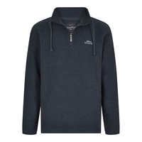 Weird Fish Cruiser 1/4 Zip Classic Macaroni Carbon Size 4XL