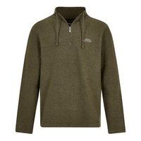 Weird Fish Cruiser 1/4 Zip Classic Macaroni Dark Olive Size 4XL