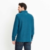 Weird Fish Cruiser 1/4 Zip Classic Macaroni Sweatshirt Deep Sea Blue Size S