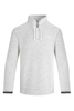 Weird Fish Cruiser Eco 1/4 Zip Macaroni Ecru Size S