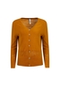 Weird Fish Curran Lightweight Cardigan Caramel Size 20