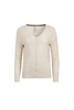 Weird Fish Curran Lightweight Cardigan Light Cream Size 20