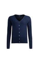 Weird Fish Curran Lightweight Cardigan Navy Size 8