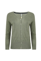 Weird Fish Curran Lightweight Cardigan Sage Size 20