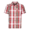 Weird Fish Darros Slub Short Sleeve Check Shirt Baked Apple Size 2XL