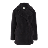 Weird Fish Dixie Borg Cosy Coat Coal Size 18