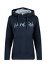 Weird Fish Edessa Pop Over Hoodie Navy Size 10