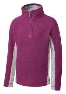Weird Fish Emmanuel 1/4 Zip Active Macaroni Sweatshirt Dark Raspberry Size 7-8