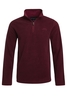 Weird Fish Errill 1/4 Zip Textured Fleece Antique Cherry Size 5XL