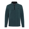 Weird Fish Errill 1/4 Zip Textured Fleece Deep Teal Size 4XL