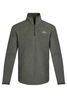 Weird Fish Errill Eco 1/4 Zip Textured Fleece Deep Lichen Green Size M