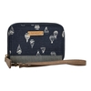 Weird Fish Esher Printed Purse Dark Navy Size ONE