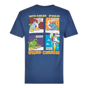 Weird Fish Findaloo Artist T-Shirt Ensign Blue Size 3XL