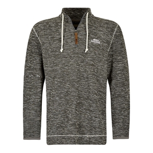 Weird Fish Flynn 1/4 Zip Macaroni Sweatshirt Steel Grey Size L