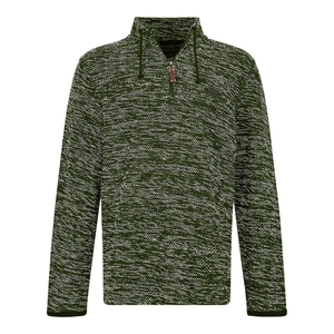 Weird Fish Flynn 1/4 Zip Nepp Macaroni Sweatshirt Duck Green Size 4XL