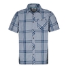 Weird Fish Frobe Short Sleeve Shirt Maritime Blue Size L