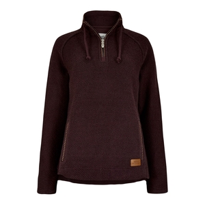 Weird Fish Geranium 1/4 Zip Macaroni Mulled Wine Size 20