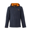 Weird Fish Gervase 1/4 Zip Micro Fleece Hoodie Navy Size 5XL