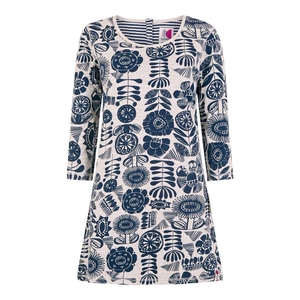 Weird Fish Haley Double Faced Jersey Tunic Dark Navy Size 18