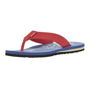 Weird Fish Hoider Printed Flip Flop Radical Red Size 10