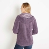Weird Fish Imperial Full Zip Fleece Hoodie Dewberry Size 10