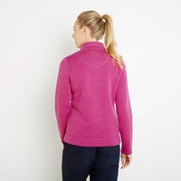 Weird Fish Iris Full Zip Soft Knit Jacket Dark Raspberry Size 10