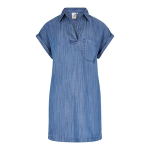 Weird Fish Joni Tencel Tunic Denim Size 22