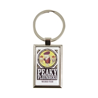 Weird Fish Killian Peaky Flounders Key Ring Dark Green Size ONE