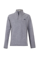 Weird Fish Landeron Snow Marl Button Neck Sweat Navy Size 2XL
