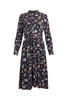Weird Fish Lawson Lenzing™ EcoVero™ Printed Dress Grape Size 8