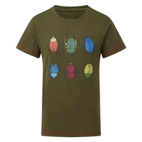 Weird Fish Manny Graphic T-Shirt Dark Olive Size 13