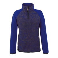 Weird Fish Maple 1/4 Zip Active Macaroni Vivid Blue Size 20