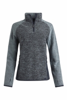 Weird Fish Maple Activewear Recycled 1/4 Zip Macaroni Sweatshirt Faded Jade Size 12
